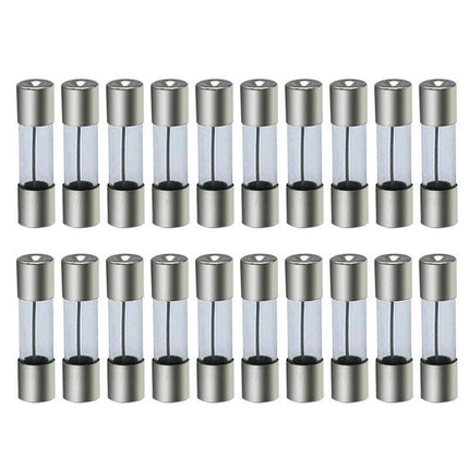 20Pcs M205 Glass Fuse 5Mm X 20Mm Slow Blow 250V / Select From 0.5A To 10A  Amp - 20PCS F3A.
