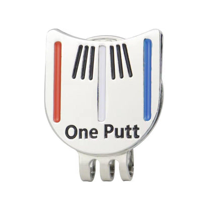 Golf Ball Marker Metal With Hat Clip Golf Training Aid Outdoor Sport Aiming Tool.