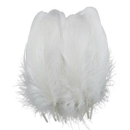 50X Craft Feathers Goose Feather Diy Art Party Decoration Wedding Dream Catcher - Pink.