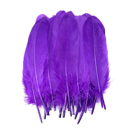 50X Craft Feathers Goose Feather Diy Art Party Decoration Wedding Dream Catcher - Pink.