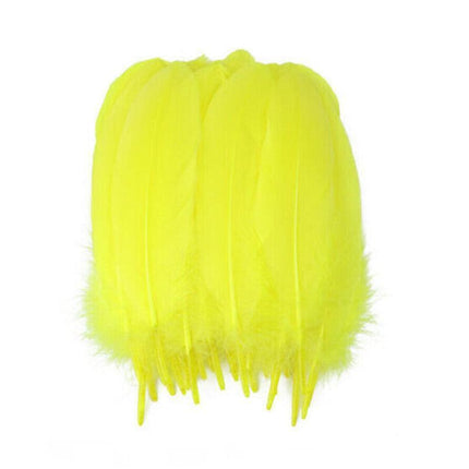 50X Craft Feathers Goose Feather Diy Art Party Decoration Wedding Dream Catcher - Pink.
