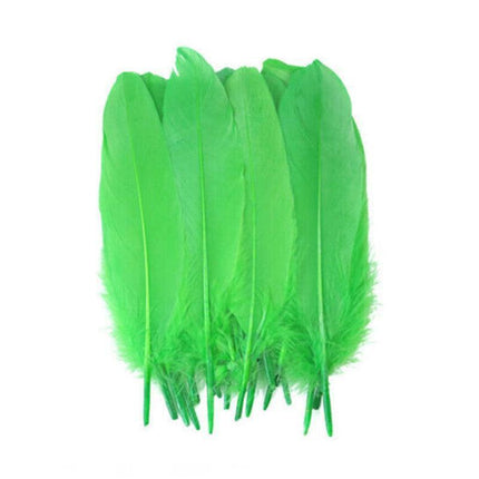 50X Craft Feathers Goose Feather Diy Art Party Decoration Wedding Dream Catcher - Pink.