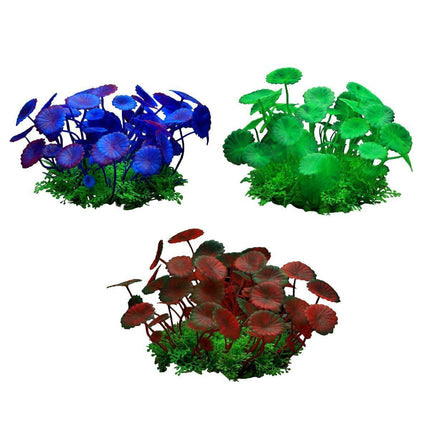 Artificial Water Grass Fish Tank Decoration Aquarium Landscape Simulation Plants - 01-3PCS.