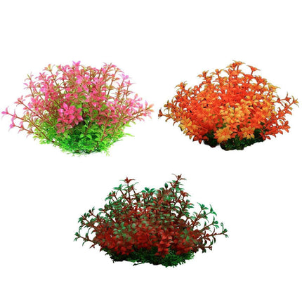 Artificial Water Grass Fish Tank Decoration Aquarium Landscape Simulation Plants - 01-3PCS.