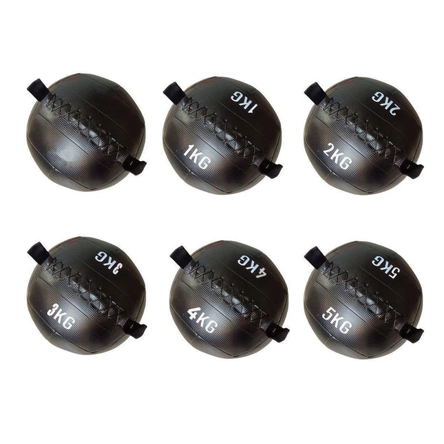 Non-Elastic Soft Squat Wall Ball for Solid Gravity and Balance Training Workouts - 2kg.