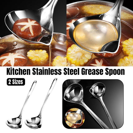 Oil Separator Spoon Kitchen Multifunctional Filter Household Hot Pot Soup Spoon - S.
