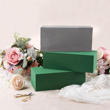 Floral Foam Blocks for Dry Wet Artificial Flower Arrangements Florist Supplies - Wet 2PCS.