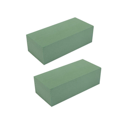 Floral Foam Blocks for Dry Wet Artificial Flower Arrangements Florist Supplies - Wet 2PCS.