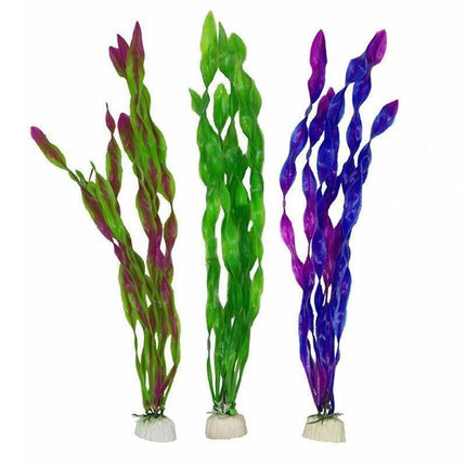 10PCS Artificial Plants Fish Tank Aquarium Aquatic Plants Simulated Water Grass.