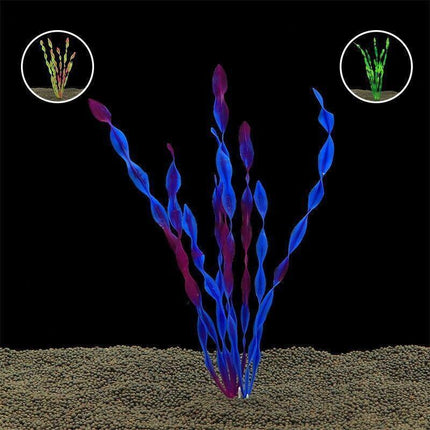 10PCS Artificial Plants Fish Tank Aquarium Aquatic Plants Simulated Water Grass.