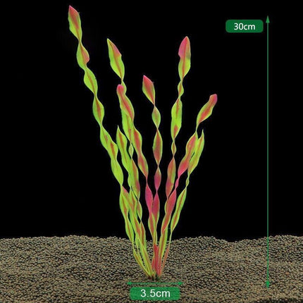 10PCS Artificial Plants Fish Tank Aquarium Aquatic Plants Simulated Water Grass.