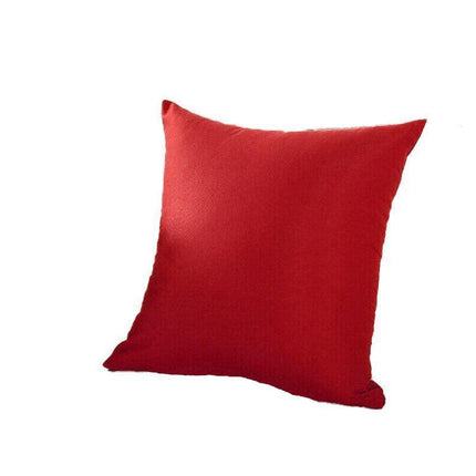 50cm*50cm Multicoloured Plain Solid Colour Cushion Cover Decorative Pillow Case - Grey.