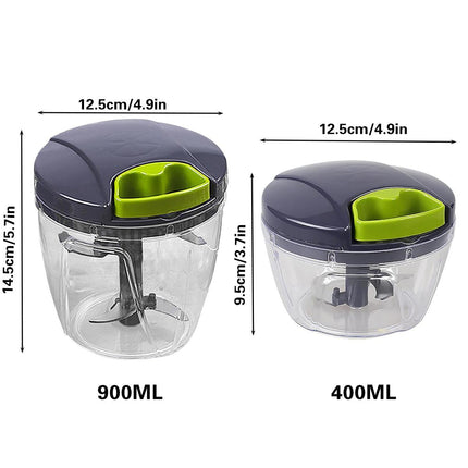 Garlic Press Chopper Slicer Hand Presser Grinder Crusher Home Kitchen Tools Use - 1000ml.