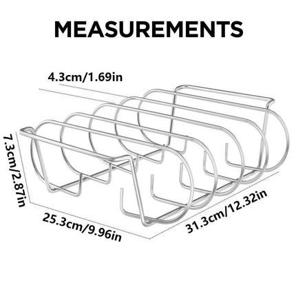 Barbecue Grill Net Outdoor BBQ Rack Cooking Basket Baking Tool Picnic Camping - Silver.