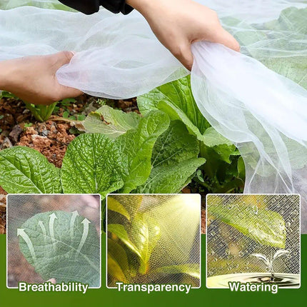 Agricultural Insect-proof Greenhouse Net for Fruit Vegetable Plant Protection - 250CMx5M.
