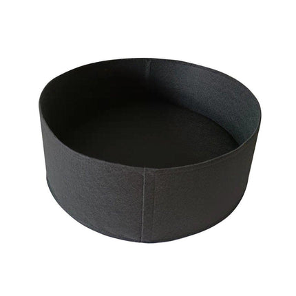 5x Felt Planting Bag Round Vegetable Garden Flower Seedling Grow Bags for Plants - Green-70*30cm.
