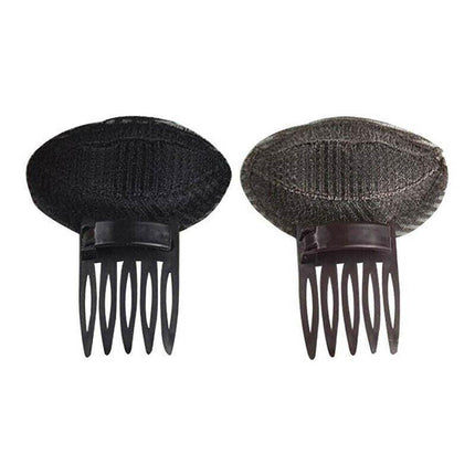 2Pcs Diy Invisible Hair Volume Increase Fluffy Puff Sponge Pad Clip Comb Girls.