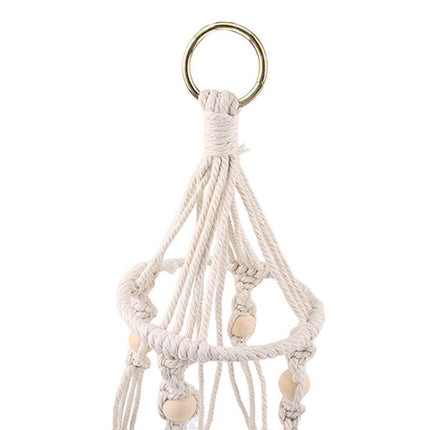 Macrame Cat Hammock Boho Style Kitty Hanging Swing Bed Pet Sleeping Bed Cat.