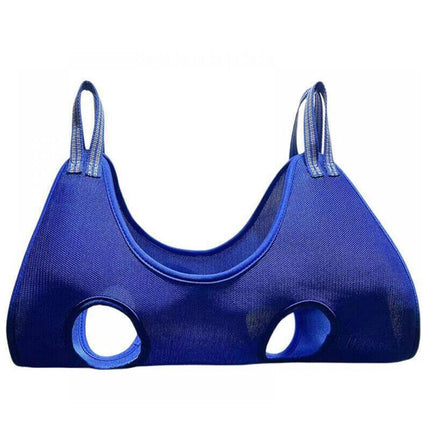 S Size Hammock Helper Pet Dog Cat Grooming Restraint Bags for Bathing Trimming Nail - Red.