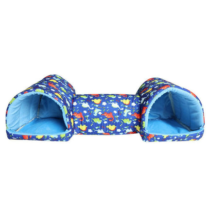 Small Pet Hamster Nest House Cotton Tunnel Comfortable Bedding for Hamsters - Pink.