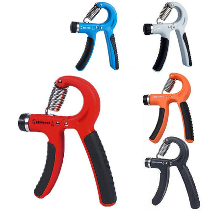 Adjustable Power Hand Grip Forearm Exerciser Gripper Strengthener Trainer 5-60Kg - Orange.