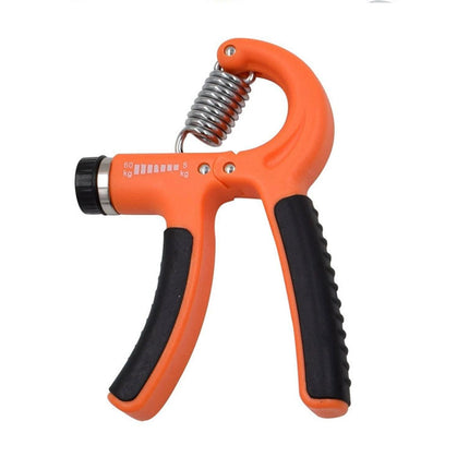 Adjustable Power Hand Grip Forearm Exerciser Gripper Strengthener Trainer 5-60Kg - Orange.