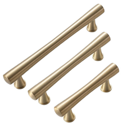 Cabinet Door Handle Set 3Sizes Black Drawer Wardrobe Pull Handle for Furniture - 13.2cm.