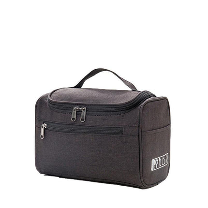 Womens Cosmetic Bag Make Up Case Travel Toiletry Wash Organiser Vanity Nail Box - Grey.
