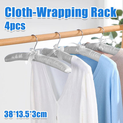4pcs Fabric Clothes Rack Hanger Drying Rack for Home Laundry Garment Indoor.