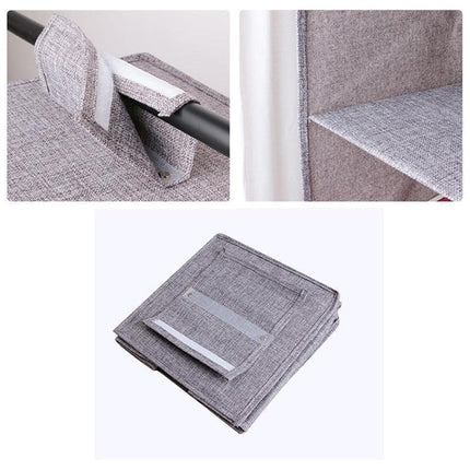 3/4/5 Tier Hanging Closet Organizer Fabric Storage Shelves for Wardrobe and Shoes - 4 Tier.