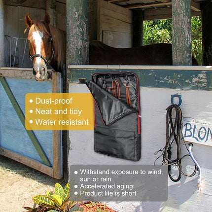 Horse Tack Carry Bag Bridle Halter Bag Pouch Storage Bag Portable Equestrian.