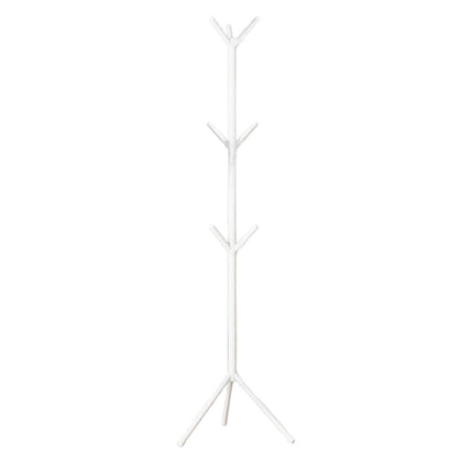 6Hooks Coat Stand Rack Clothes Hanger Hat Tree Jacket Umbrella Storage Organizer - Black.