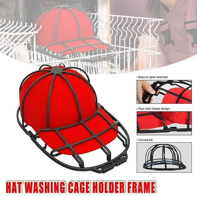 Hat Washer Baseball Hat Cleaner Cap Washer Hat Washing Cage Holder Frame.