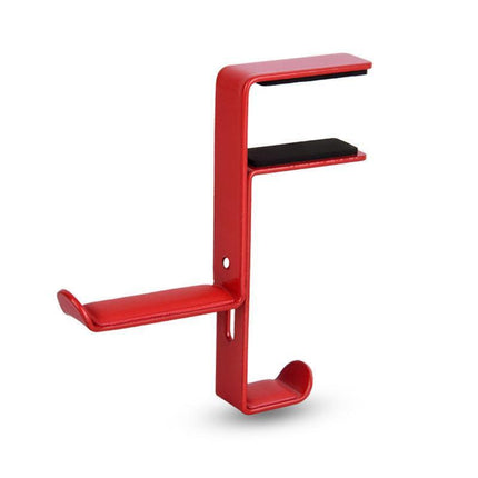 Metal Earphone Headset Desks Display Stand Hanger Holder Headphone Bracket Hook - Black.