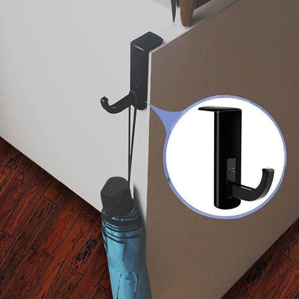 Universal Headphone Hook Desk Edge Mount Adhesive Headset Holder - White.