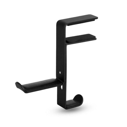 Metal Earphone Headset Desks Display Stand Hanger Holder Headphone Bracket Hook - White.