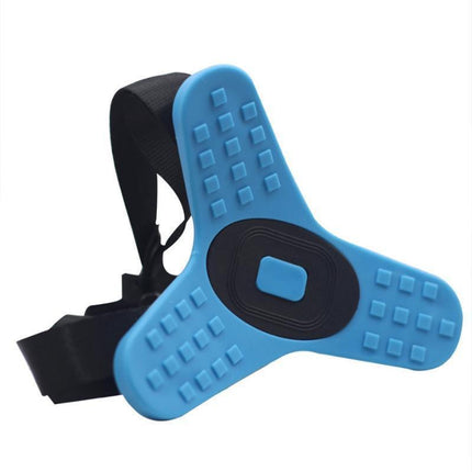 Helmet Chin Mount Holder Motorcycle Strap For GoPro Hero 9/8/7/6/5 Sports Camera - Blue.