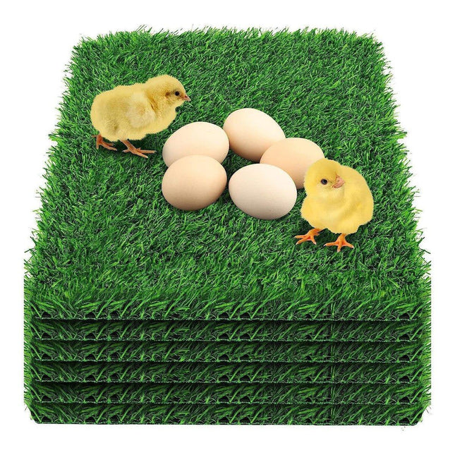 Washable Chicken Nesting Pad Egg Nest Grass Mat forLaying Boxes Hen House - 2PCS.