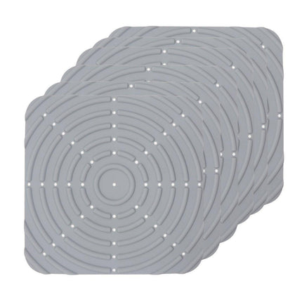 Washable Silicone Nesting Box Bedding Reusable Under Bedding for Chicken Coop - Black-2PCS.