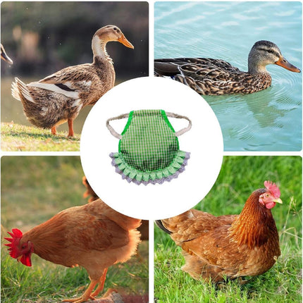5pcs Pet Feather Protector Hen Apron Poultry Protection Apron for Chickens Birds.