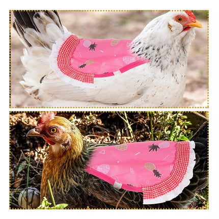 5pcs Pet Feather Protector Hen Apron Poultry Protection Apron for Chickens Birds.