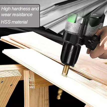 6X Hss Hex Shank Tap Drill Bits Metric Thread Screw Compound Tapping Set Tool.