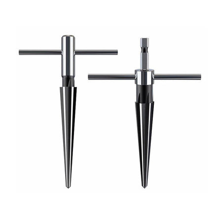 Round Shank Hexagon Shank T Handle Taper Reamer Tool for Drilling and Boring - Hexagon Shank Reamer(3-13mm).