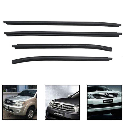 05-15 Toyota Hilux Double Cab Window Seals Rubber Weather Strip.