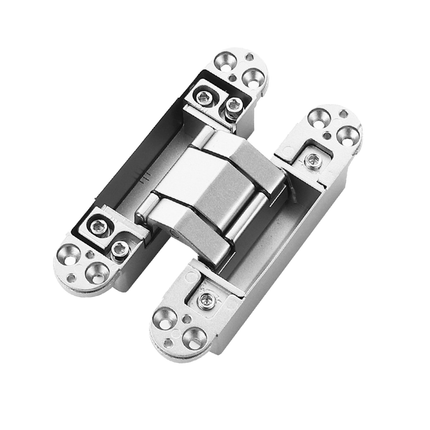 Hidden Invisible Door Hinge Concealed 3D Hinge Heavy Duty for Doors and Cabinets - Black.