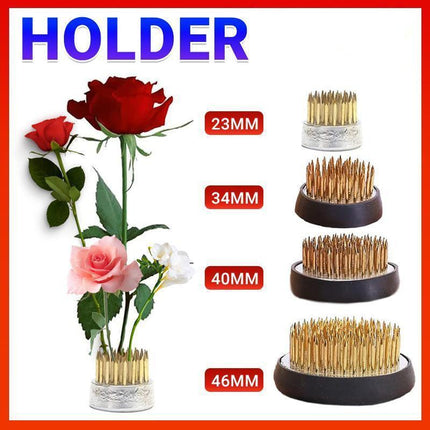 Round Flower Base Holder Spiky Frog Fixed Tool Floral Arrange For Ikebana Kenzan - 46mm.