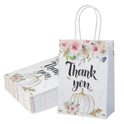 30pcs Printed Gift Bags Holiday Packaging Tote Gift Bags for Christmas Party.
