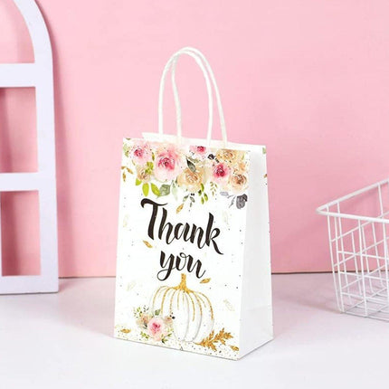 30pcs Printed Gift Bags Holiday Packaging Tote Gift Bags for Christmas Party.