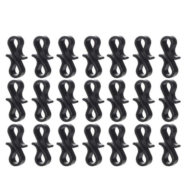 50PCS Led Fairy Lights Gutter Hooks Heavy Duty Clips Party Led Fairy Light - White.