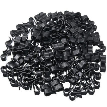 50PCS Led Fairy Lights Gutter Hooks Heavy Duty Clips Party Led Fairy Light - White.